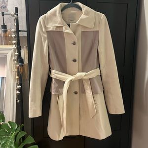 Anthropology wool peplum coat